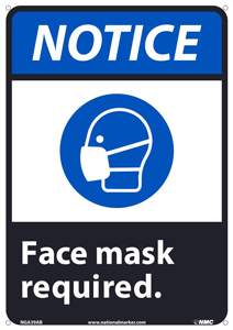 Face Mask Required Sign