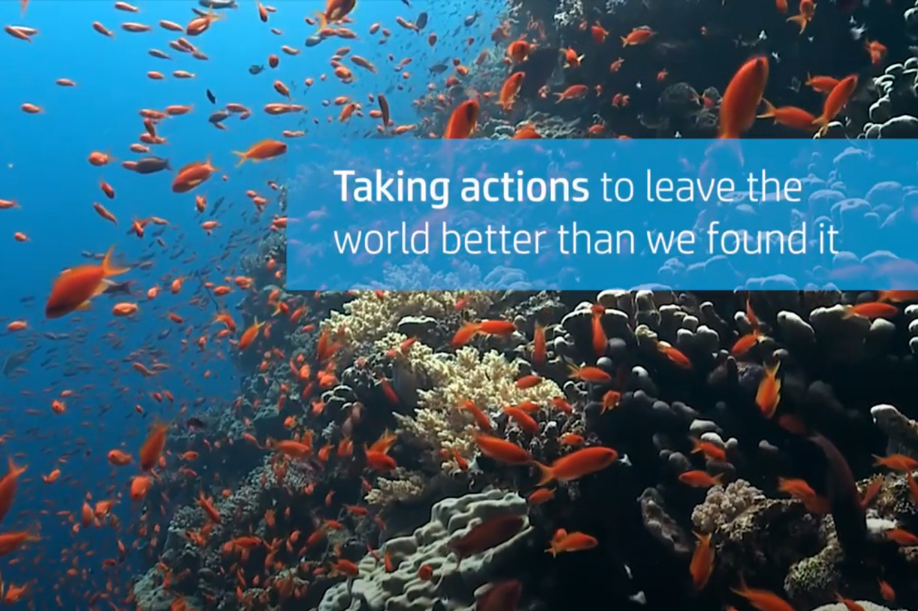 HP taking action to leave the world better than we found it