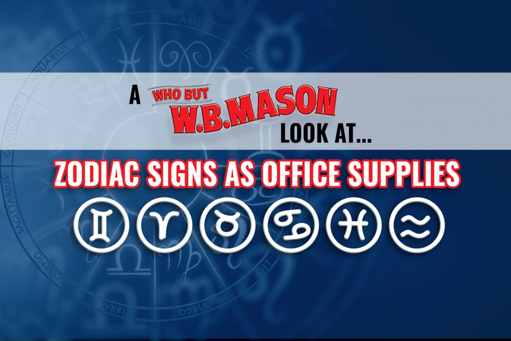 Zodiac Signs as Office Supplies