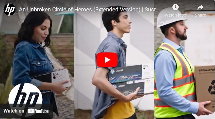Video thumbnail of HP Sustainability Heroes Videos