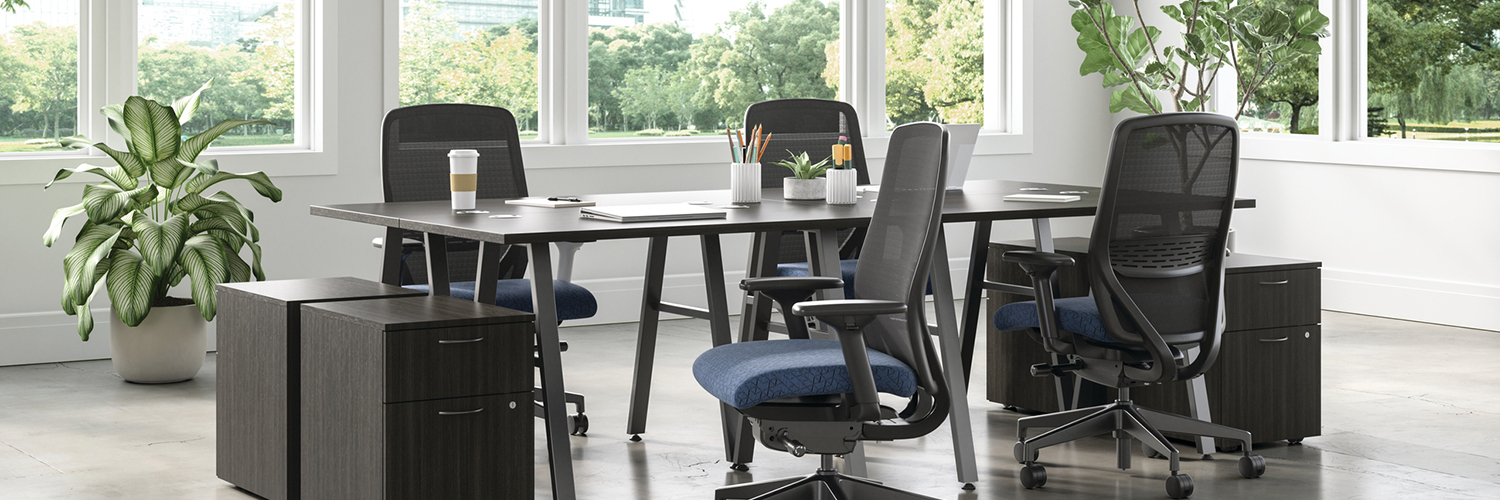 hon furniture in office setting