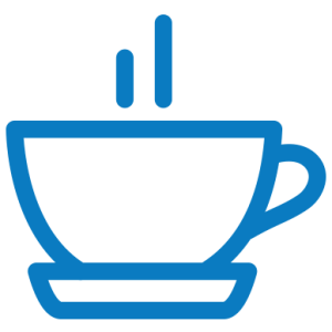 icon of steaming coffee cup
