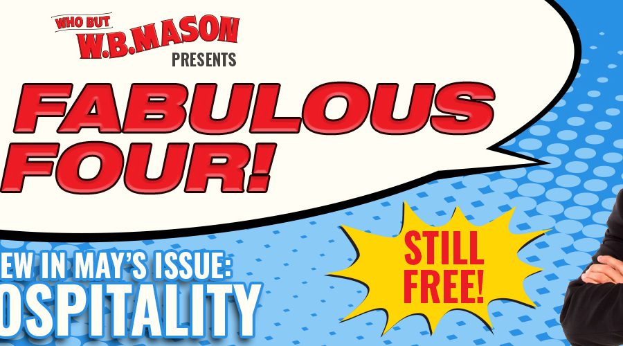 fab four man with speech bubble hospitality