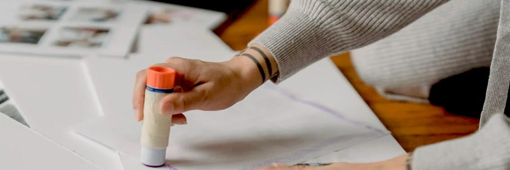 using glue for crafts