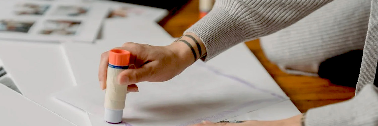 using glue for crafts