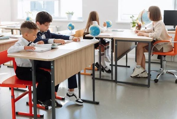 students sitting in classroom