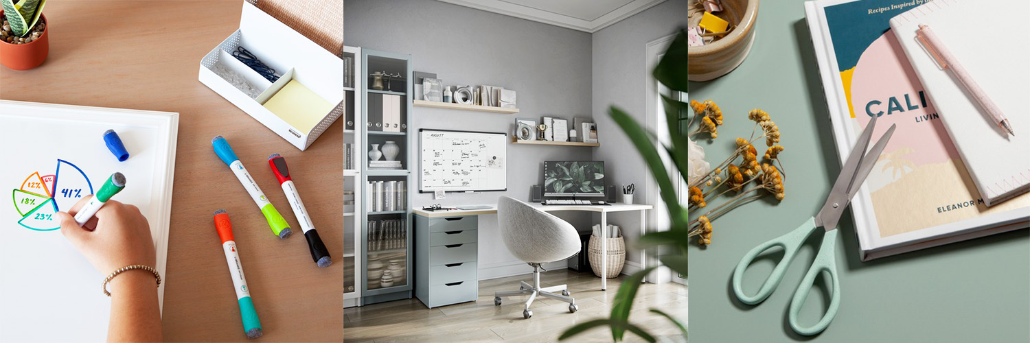 three lifestyle images