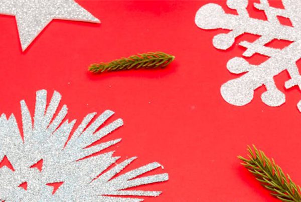 holiday crafts snowflake cutouts