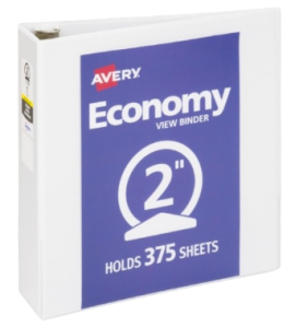 2 Inch Binder 